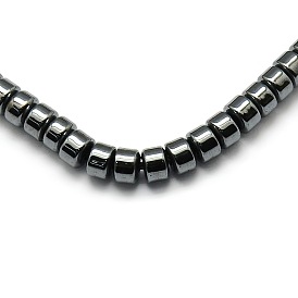 Colonne non magnétique perles d'hématite synthétique brins, AA grade