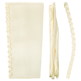1 ensemble de remplacement de fermeture éclair pour robe de mariée pour femme, kit de dos de corset en satin à coupe ajustable, robe de bal formelle à lacets