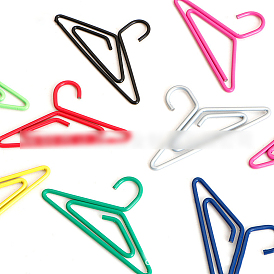 Metal Paper Clips, Bookmark Marking Clips, Cartoon Cute Style, Clothes Hanger Shape