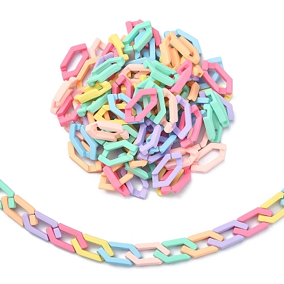 Пластиковые соединительные кольца, соединитель быстрой ссылки, для изготовления бордюрных цепей, шестиугольник