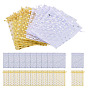 2 Colors Hot Stamping Polka Dot Organza Jewelry Drawstring Bags, Mesh Polyester Gift Bags, for Wedding Party Candy Mesh Packaging, Rectangle