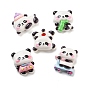 Кабошоны из непрозрачной смолы для декодирования животных, бамбуковая панда смешанные формы