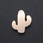 201 Stainless Steel Charms, for Simple Necklaces Making, Stamping Blank Tag, Laser Cut, Cactus