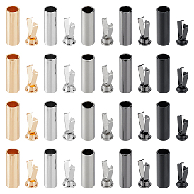 20 наборы 5 цвета сплава наконечники для шнурков, шнурки на голове, колонка