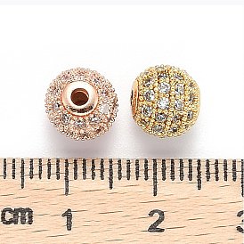 CZ Micro Pave Big Hole Drum Spacer Beads, Cubic Zirconia Large Hole Sp –  Bestbeads&Beyond