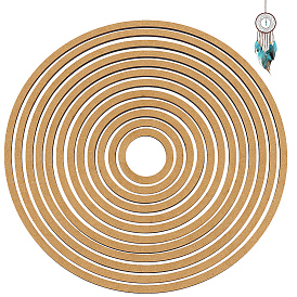 12 шт. листы МДФ кольца