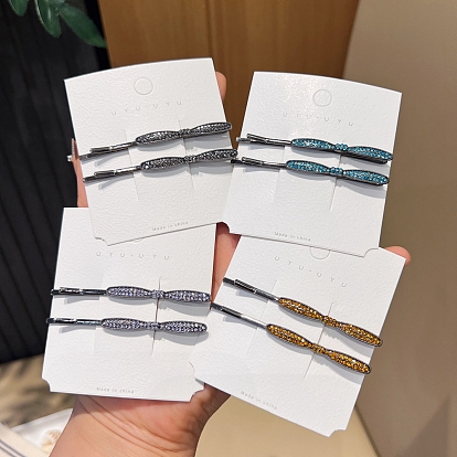 Сплав горный хрусталь для волос заколки для волос, аксессуары для волос для женщин и девочек