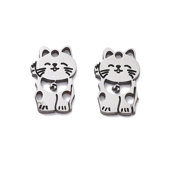 201 прелести нержавеющей стали, лазерная резка, талисманом кошка
