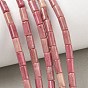 Rhodonite naturelles brins de perles, colonne