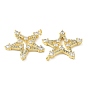 Brass with Cubic Zirconia Pendants, Star