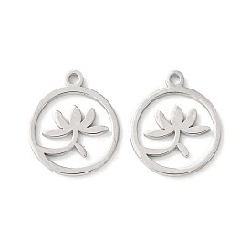 304 прелести нержавеющей стали, цветок лотоса прелести, без кадмия и без свинца и без никеля