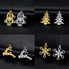 Christmas Stainless Steel Pendants