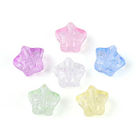 Прозрачные акриловые бусины, звезда