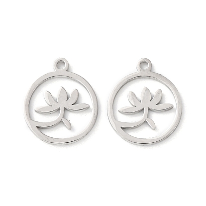 304 прелести нержавеющей стали, цветок лотоса прелести, без кадмия и без свинца и без никеля