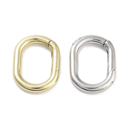 Латунные пружинные кольца, долговечный, без свинца и без кадмия, овальные