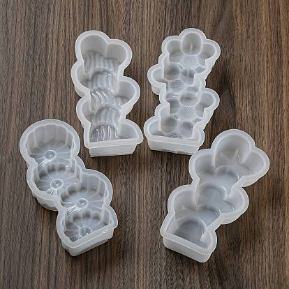 Flower/Heart Decoration DIY Silicone Mold, Resin Casting Molds, for UV Resin, Epoxy Resin Craft Making