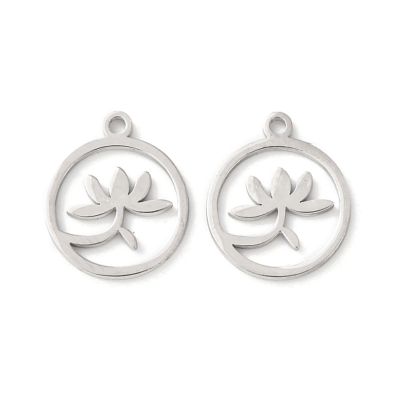 304 прелести нержавеющей стали, цветок лотоса прелести, без кадмия и без свинца и без никеля