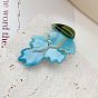 Cellulose Acetate Alligator Hair Clips, Hair Accessories for Girls Women, Flower