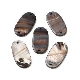Naturales de agua dulce enlaces shell, teñido, oval