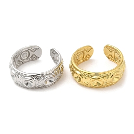 304 открытые манжеты из нержавеющей стали, круглый рифленый