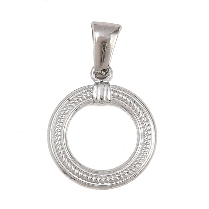 303 подвески из нержавеющей стали, плетеные кольца с подвеской