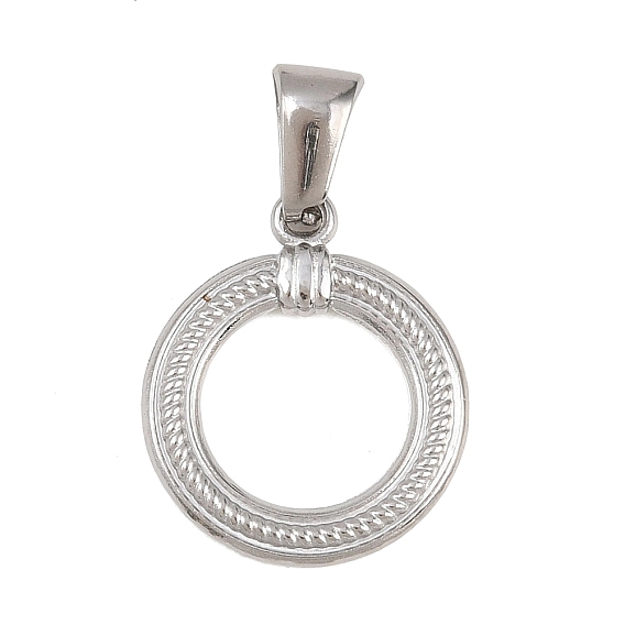 303 подвески из нержавеющей стали, плетеные кольца с подвеской