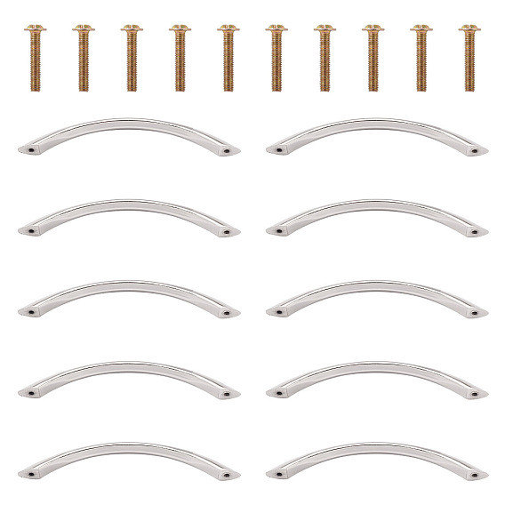 Zinc Alloy Drawer Handles, with Screws, for Home, Cabinet, Cupboard and Dresser