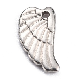 Pendentifs en acier inoxydable, ailier