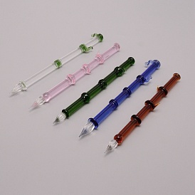 Bamboo Joint Glass Dip Pens