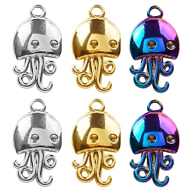 304 Stainless Steel Pendants, Octopus Charm