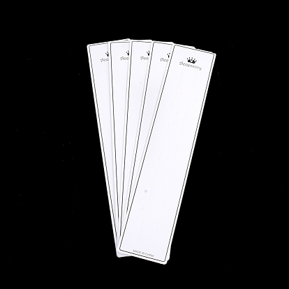 Картон дисплей карты, используется для 6 пар заколок для волос, прямоугольные
