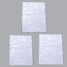 PVC Glass Stickers, Static Cling Window Stickers, with A4 Paper, Rectangle