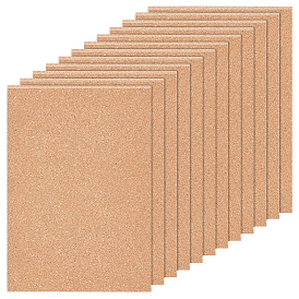 12 листы пробковые листы, для кухонных ковриков под горячее, кубки, бюллетень, прямоугольник/квадрат