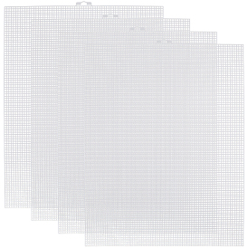 Холсты из полиэтиленовой сетки, для вышивания, изготовление акриловой пряжи, трикотажные и вязаные проекты, прямоугольные