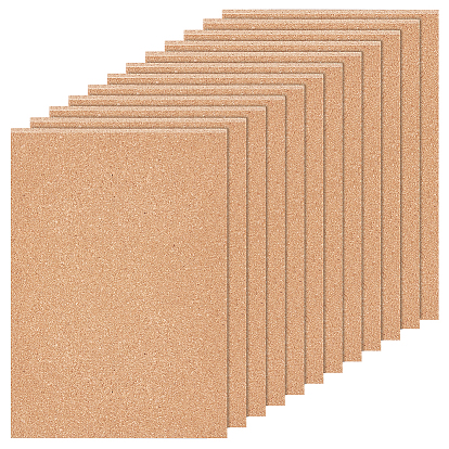 12 листы пробковые листы, для кухонных ковриков под горячее, кубки, бюллетень, прямоугольник/квадрат