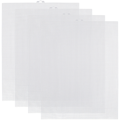 Холсты из полиэтиленовой сетки, для вышивания, изготовление акриловой пряжи, трикотажные и вязаные проекты, прямоугольные