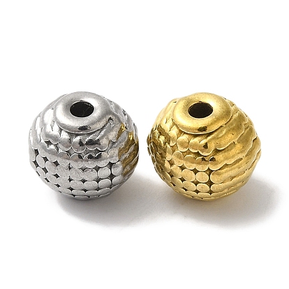 304 из нержавеющей стали бусы, круглые