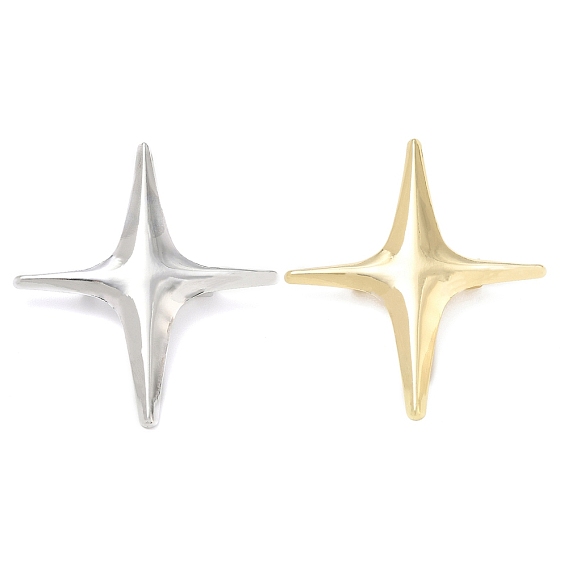 Alloy Lapel Pin Brooches for Backpack Clothes, Star