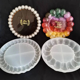 DIY Bubble Cup Mat Silicone Molds, Resin Casting Molds, For UV Resin, Epoxy Resin Jewelry Making