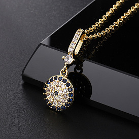 Fashionable Cute Devil Eye Necklace Pendant Personality Eye Clavicle Chain Female