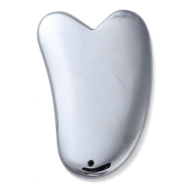 Outils de massage aux pierres synthétiques térahertz, Planches Heart Gua Sha pour spa professionnel ou domestique, relaxant, guérison, soulagement de la douleur