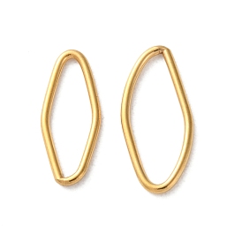 Ионное покрытие (ip) 304 соединительные кольца из нержавеющей стали, овальные