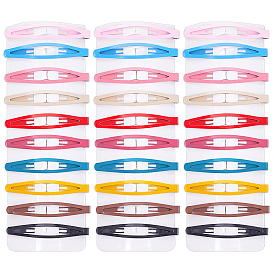 4 наборы заколок для волос с железными кнопками