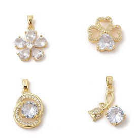 Латунные микро проложить кубического циркония подвески