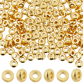 200 шт. Латунные распорные втулки, без никеля , Плоский круглый / диск