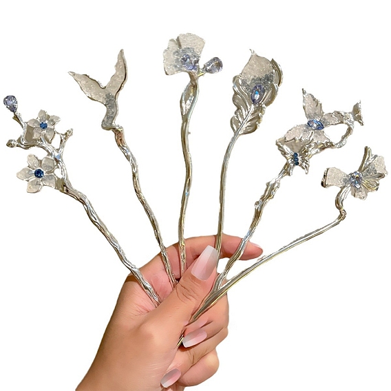 Легированные Палочки для Волос, аксессуары для волос для женщин и девочек