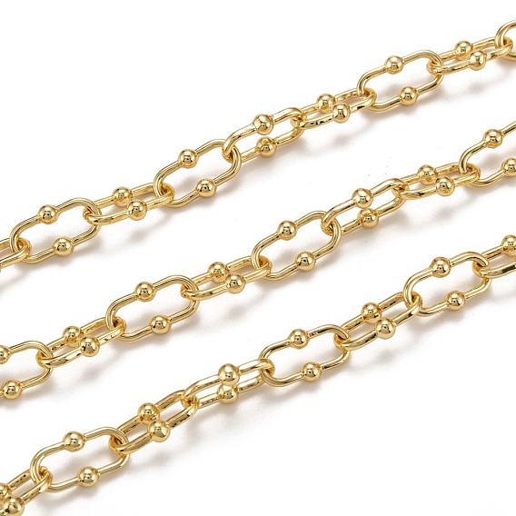 Alloy Cable Chains, Long-Lasting Plated, Unwelded, Cadmium Free & Lead Free, with Spool