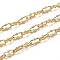 Alloy Cable Chains, Long-Lasting Plated, Unwelded, Cadmium Free & Lead Free, with Spool