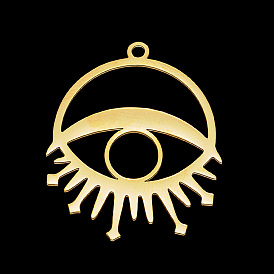 201 подвески из нержавеющей стали, лазерная резка, глаз