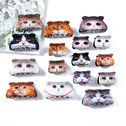 Заколки для волос из ПВХ в форме кошачьих когтей, аксессуары для волос для женщин и девочек